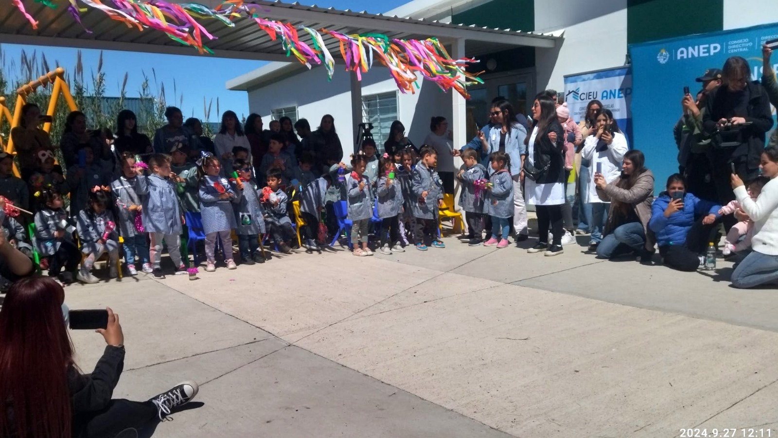 INAUGURACIÓN DE LA ESCUELA DE TIEMPO COMPLETO N°319.