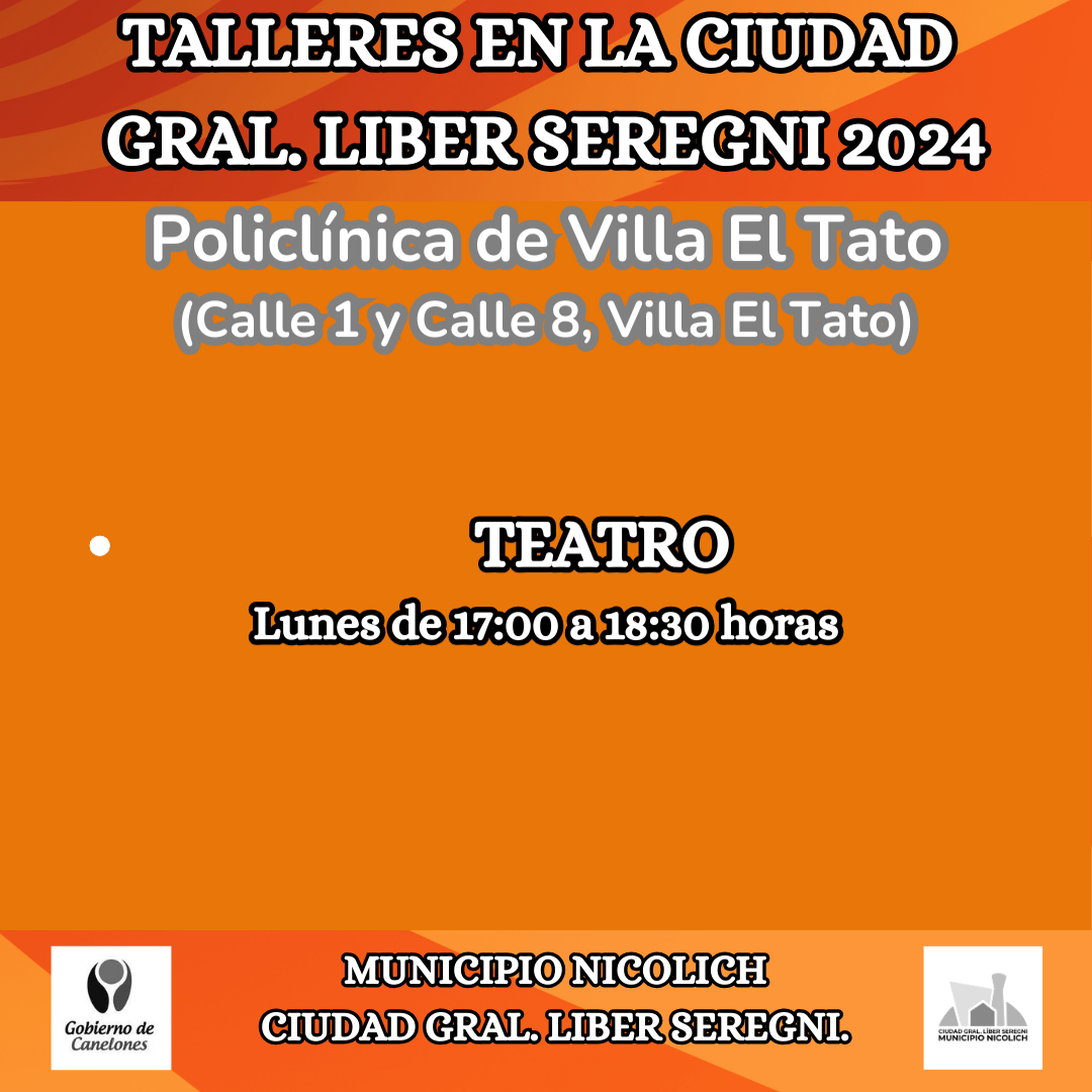 TALLER EN POLICLÍNICA DE VILLA EL TATO.