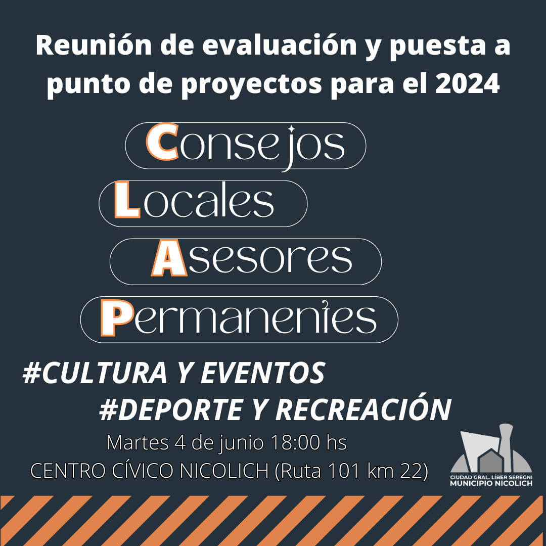 CONSEJOS LOCALES ASESORES PERMANENTES 2024 (CLAP).