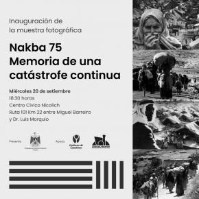 Muestra Fotográfica "Nakba 75, Memoria de una Catástrofe Continua"