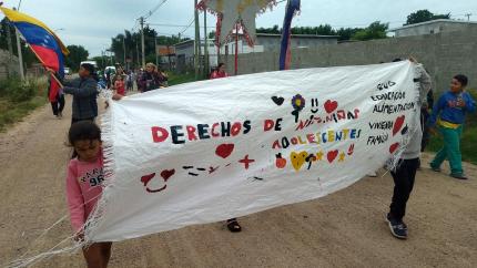 MARCHA EN DEFENSA DE LOS DERECHOS DE NIÑAS, NIÑOS Y ADOLESCENTES Y EN DEFENSA DEL CUIDADO AMBIENTAL.